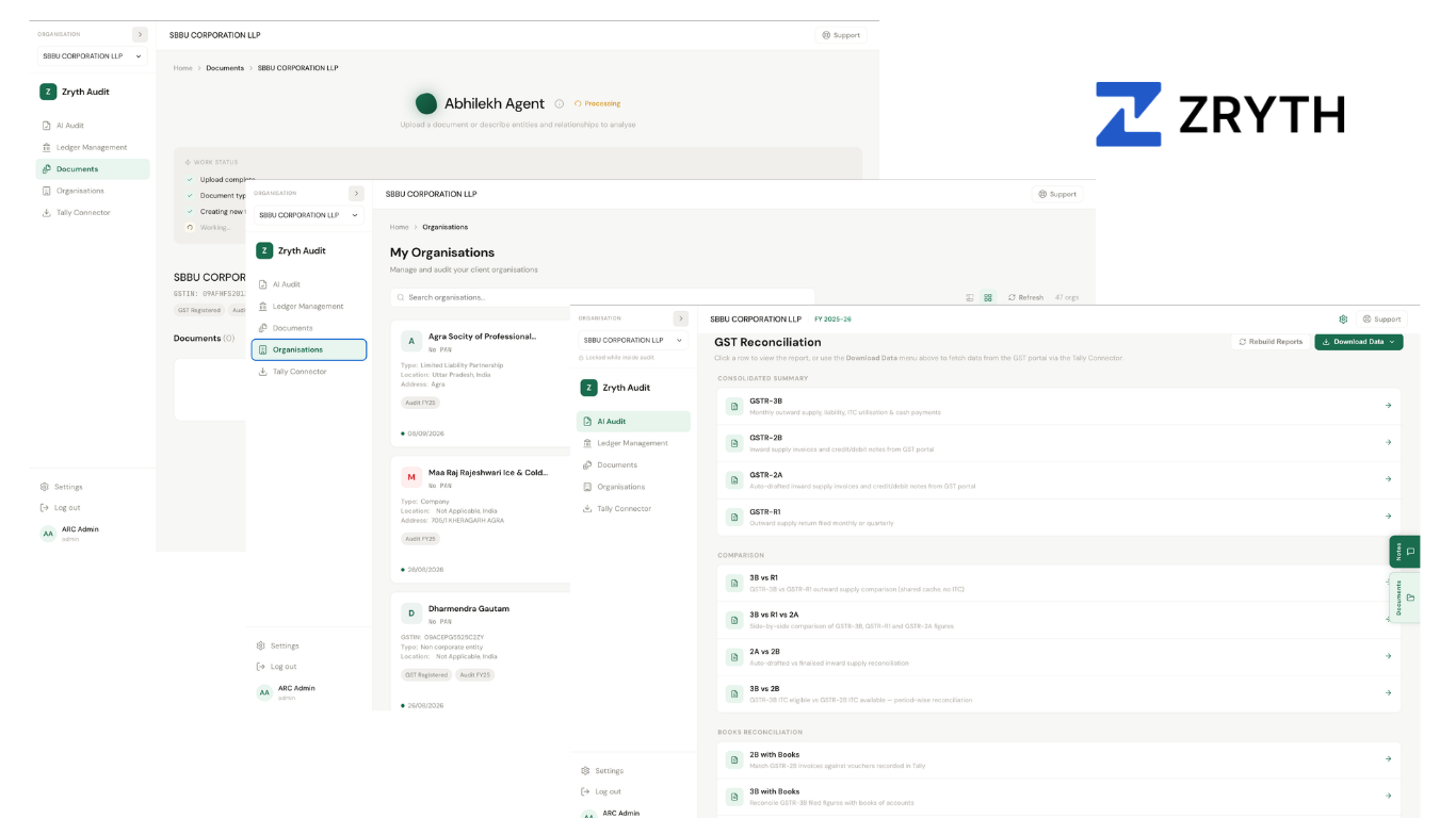 [FinanceAuditor.ai dashboard, an audit's full status at a glance]