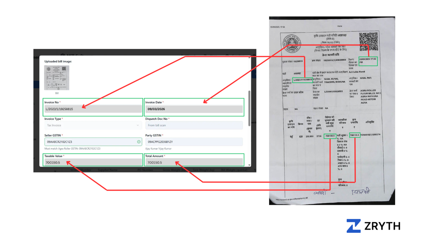 [Bill scanning system in use]
